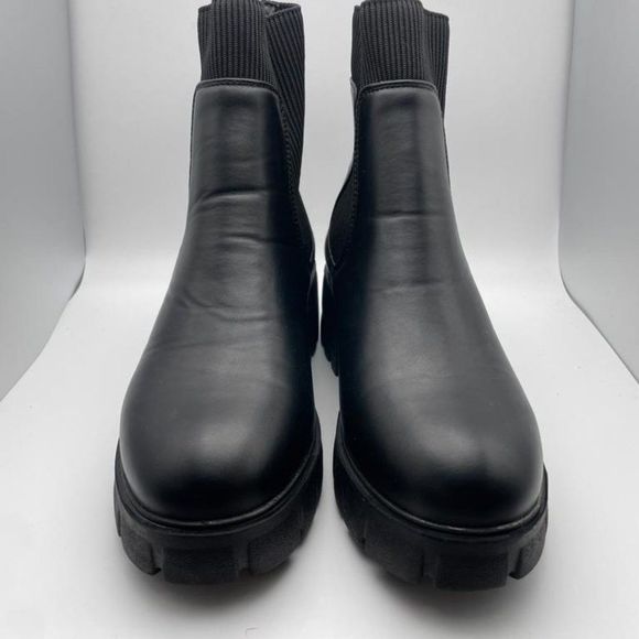 CUSHIONAIRE Women's STRETCH slip on Chelsea boot BLACK 7.5 - Picture 3 of 6